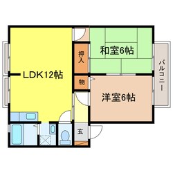 大津京駅 徒歩21分 2階の物件間取画像